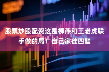 股票炒股配资这是柳燕和王老虎联手做的局！自己家徒四壁